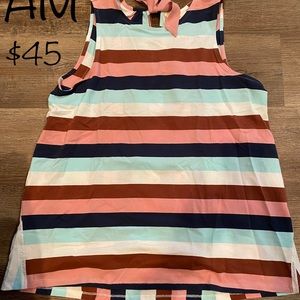 Matilda Jane multi color striped blouse